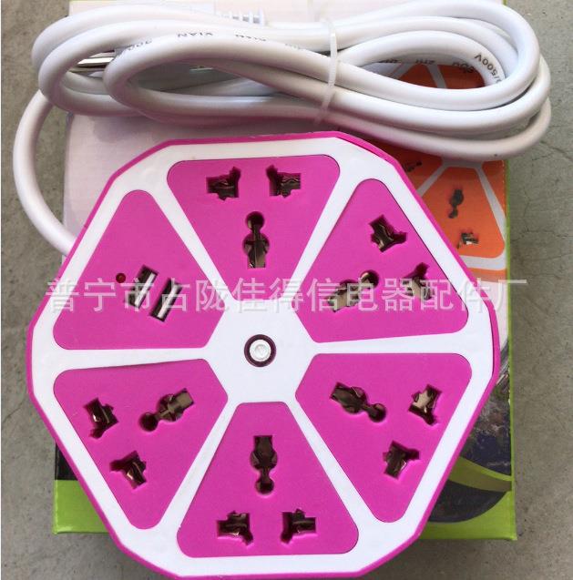 FUENTE Ventas directas de la fábrica de comercio exterior de exportación disco de fruta creativa con USB multi-función enchufe fila enchufe