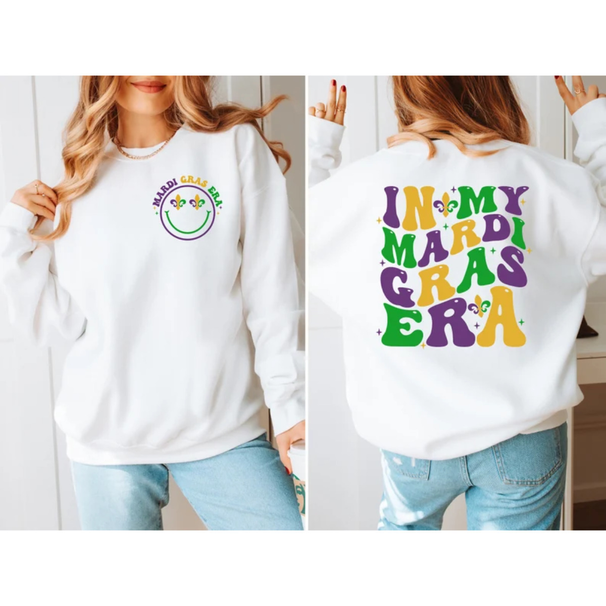 En My Mardi Gras Era Shirt Mardi Carnival Sweatshirt Fat Tue