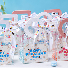 Children's Day Gift Bag Baby Birthday First Birthday Full Moon Party Handbag PVC Creative Handout Gift Box