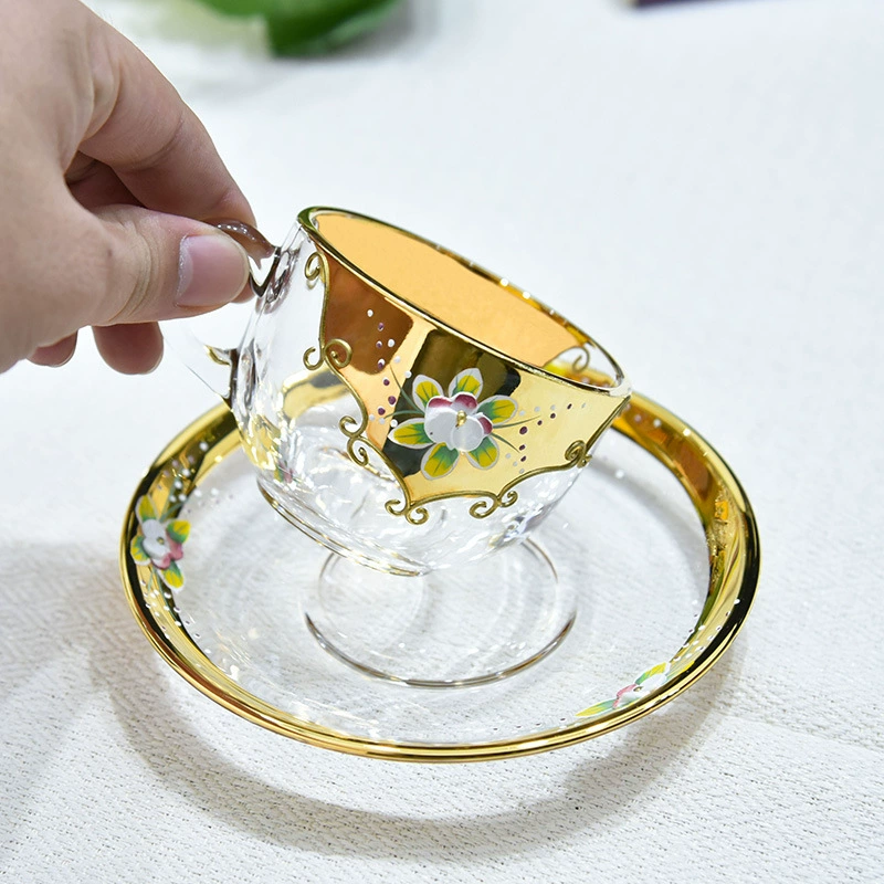 Эмалированная скандинавская кофейная кружка Golden Image, стеклянная посуда для домашнего послеобеденного чаепития, чайная чашка