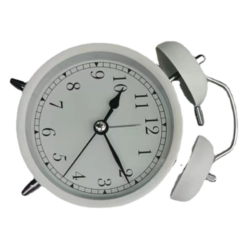 Venta directa de fábrica 3.8-pulgadas retro reloj despertador hogar pantalla luz ambiente de lujo reloj despertador mudo tiempo muy preciso reloj