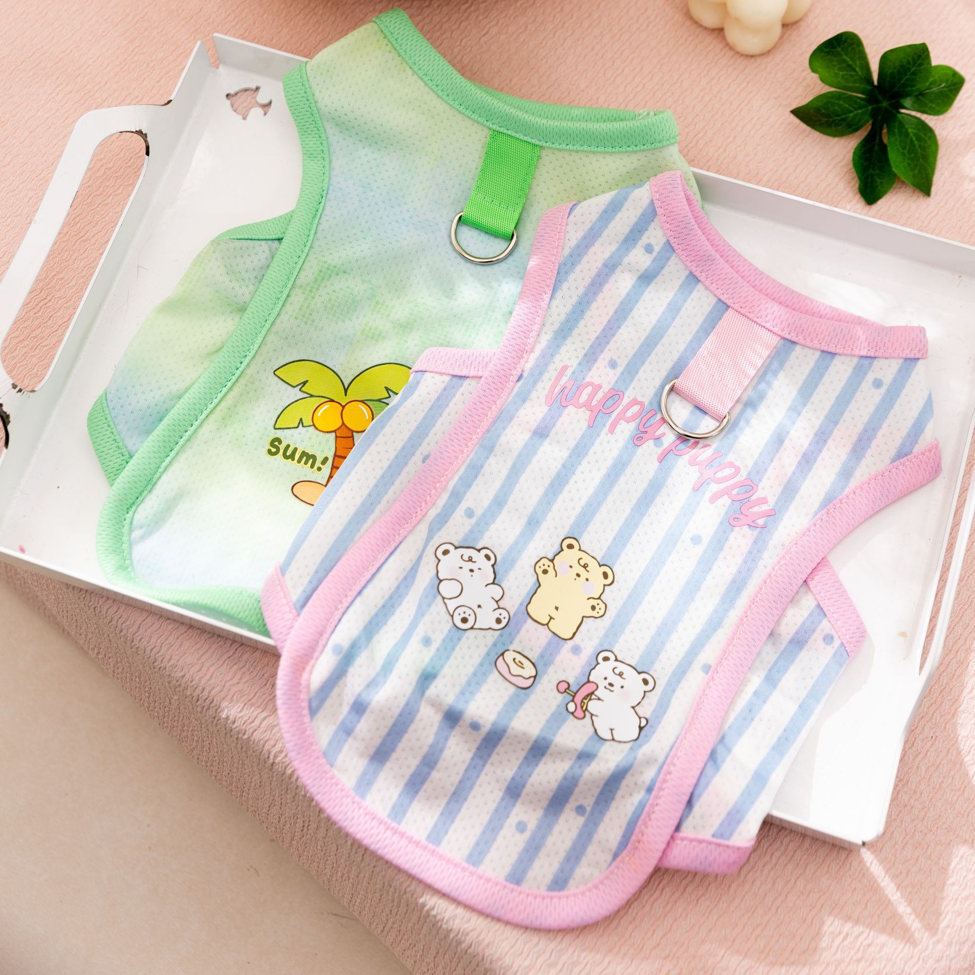 [new 10% off pre-sale] puppy summer vest bichon poodle dog clothes two feet breathable traction pet