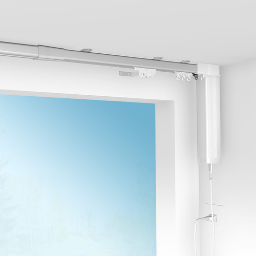 Smart electric open/close curtain track with automatic sliding guide rail, Xiaomi voice control, suitable for Amazon Echo, 1.8 meters