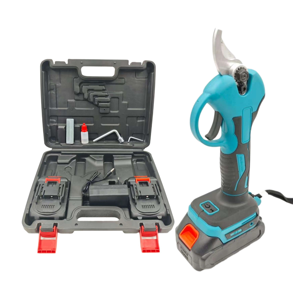 Directo de fábrica sin escobillas de litio recargable tijeras de jardín tijeras de poda tijeras de árboles frutales rama poda tijeras