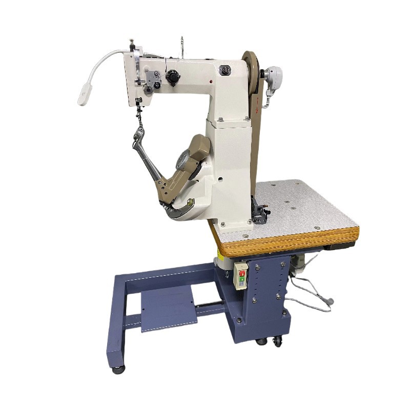 凉鞋专用缝纫机 双线侧缝机 22度摇臂缝纫机 侧缝纫机直营