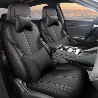 Modelə uyğun (Original) oturacaq örtükləri: seat cushions, Qin L DMI/EV car seat - mysterious-black-deluxe-edition-note-the-model-year-front-row-fully-covered-rear-row-partially-covered