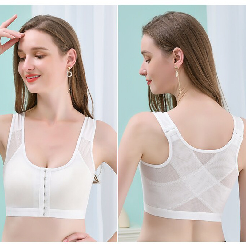 Factory cross-border new front buckle shockproof sports underwear wireless adjustable bra yoga sports foreign trade breathable Factory cross-border new front buckle shockproof sports underwear wireless adjustable bra yoga sports foreign trade breathable