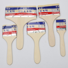 Long handle wool brush, soft bristle barbecue brush, 1 inch 5 inches 8 inches water-based paint brush factory wholesale, baking brush