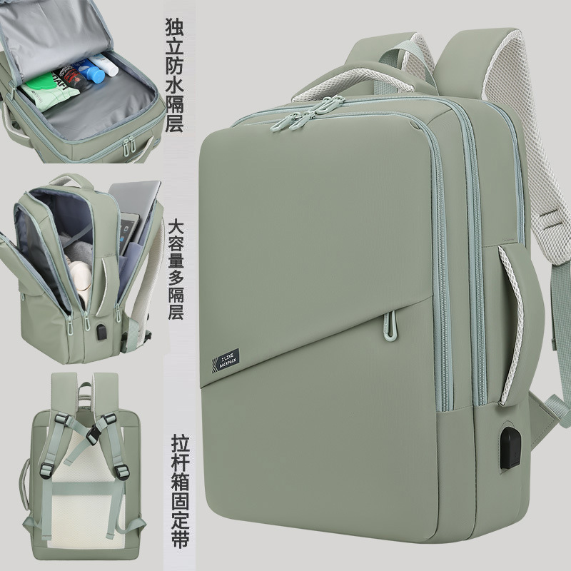Business backpack, large capacity, suitable for men, outdoor travel, simple design, lightweight, versatile, and can also be used as a laptop bag Business backpack, large capacity, suitable for men, outdoor travel, simple design, lightweight, versatile, and can also be used as a laptop bag