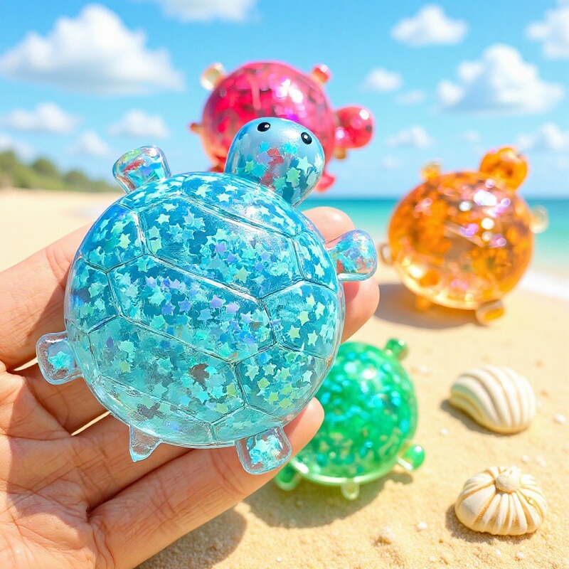 Playgoro Tiktok Popular Large Maltose Glitter Turtle Pop-Up Bead Type Oil-Filled Starfish Slow Rebound Squeeze Toy Playgoro Tiktok Popular Large Maltose Glitter Turtle Pop-Up Bead Type Oil-Filled Starfish Slow Rebound Squeeze Toy