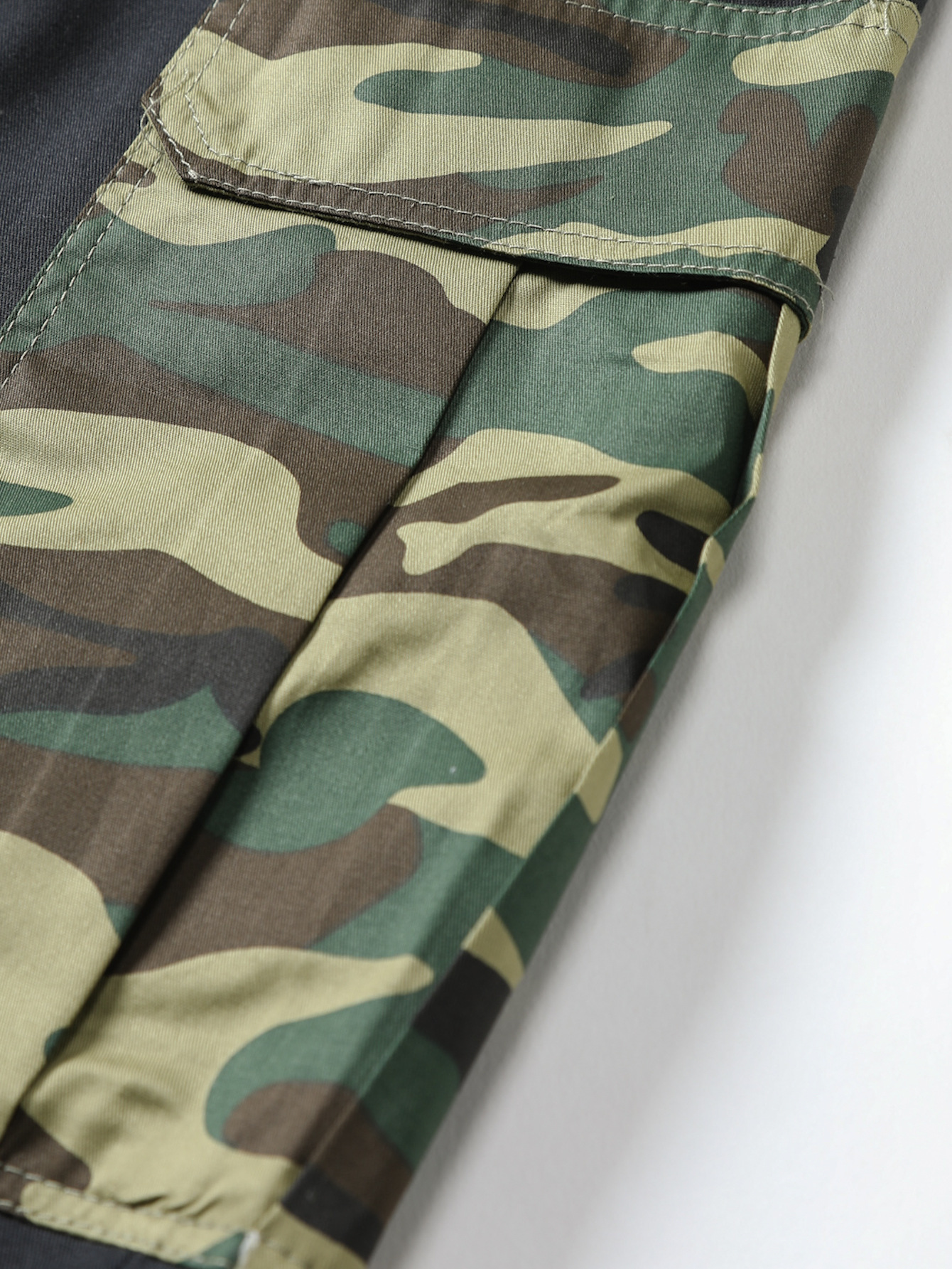 Cross-border 2025 New Cotton Work Shorts For Men, Multi-pocket American-style Knee-length Shorts, Summer Japanese Style,_mkmklike.com