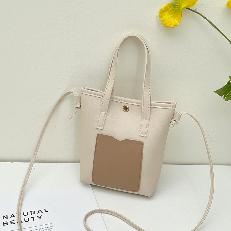 Bolso de 2025 nuevo nicho de alto nivel bolso de hombro de mujer balde de moda bolso de mochila campus bolso rojo