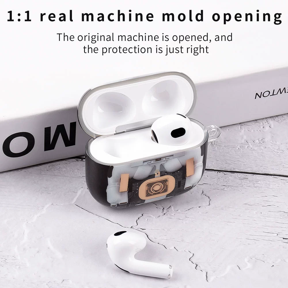 Apple, compatible mechanical headphones, iPhone1, iPhone2 Pro, protective case, punk style, 2