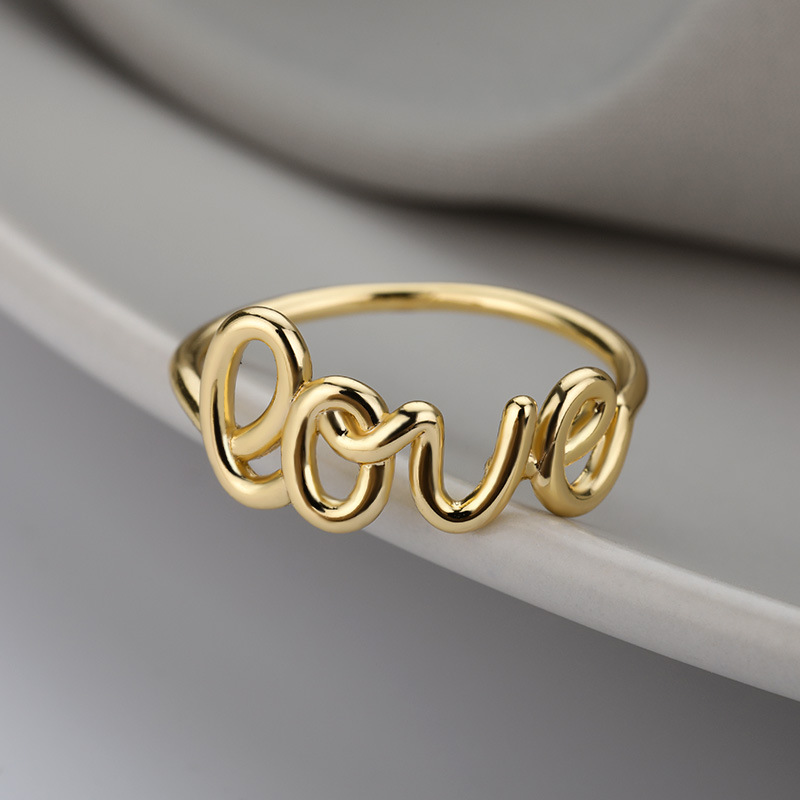 Silver LOVE Ring