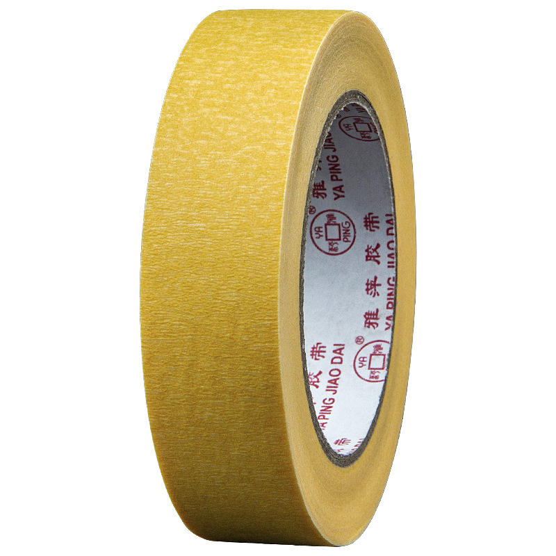 Yaping alta cinta de papel adhesivo en stock pintura en aerosol al por mayor que cubre la pared exterior decoración separación de colores coche cinta de papel de enmascaramiento sin costuras