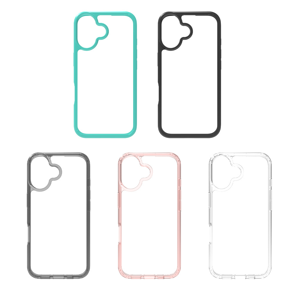 MOQ50 en stock para Apple iPhone15 dos en una tableta resistente a la caída de cristal todo incluido caja transparente del teléfono