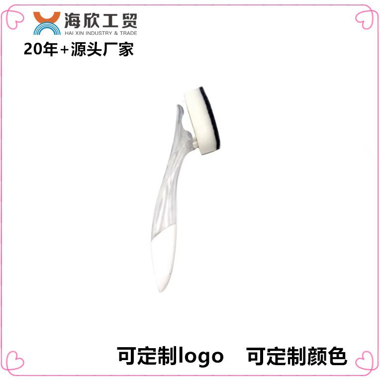 Press-To-Dispense Liquid Dishwashing Sponge, Long-Handled Cleaning Brush with Liquid Dispenser, Customizable Color Squeeze Plastic Hand Brush