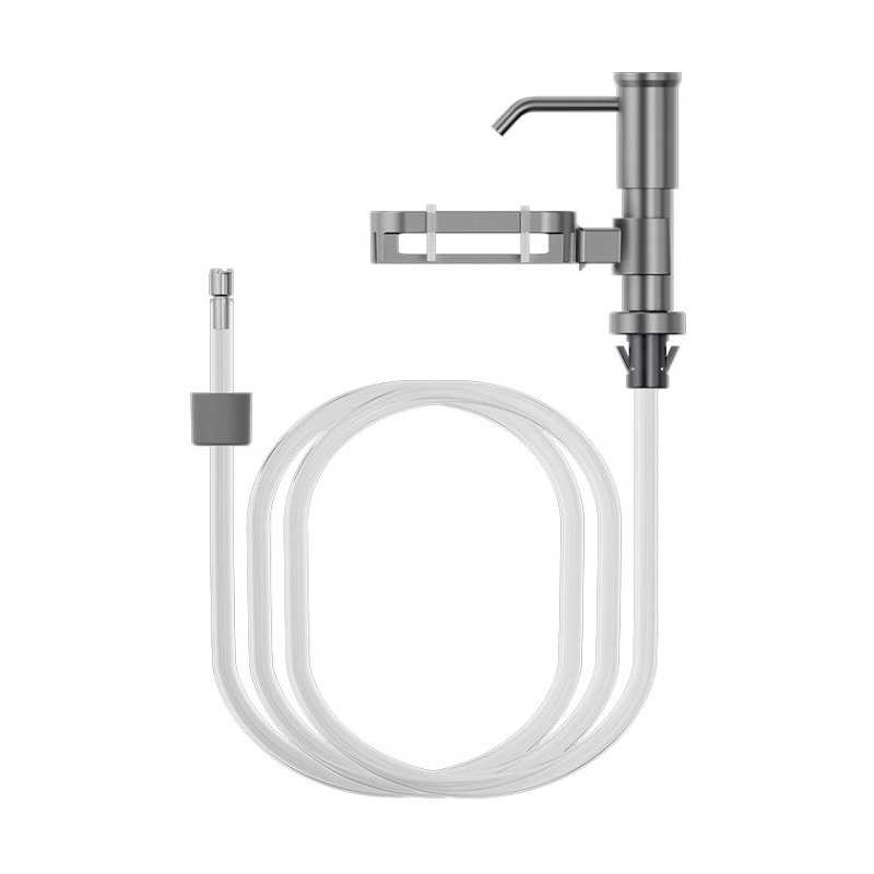 太空铝厨房水槽皂液器通用洗菜盆快装洗洁精压取器加高延长按压器|undefined