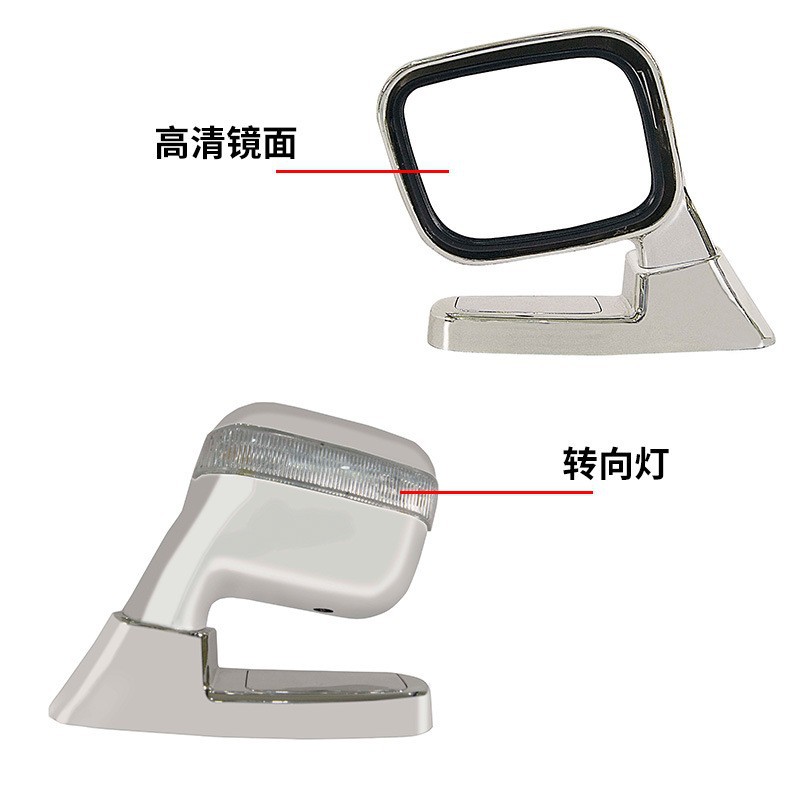 New Multifunctional Car Rearview Mirror, Reversing Blind Spot Auxiliary Mirror, Adjustable Wide-View Car Rearview Mirror