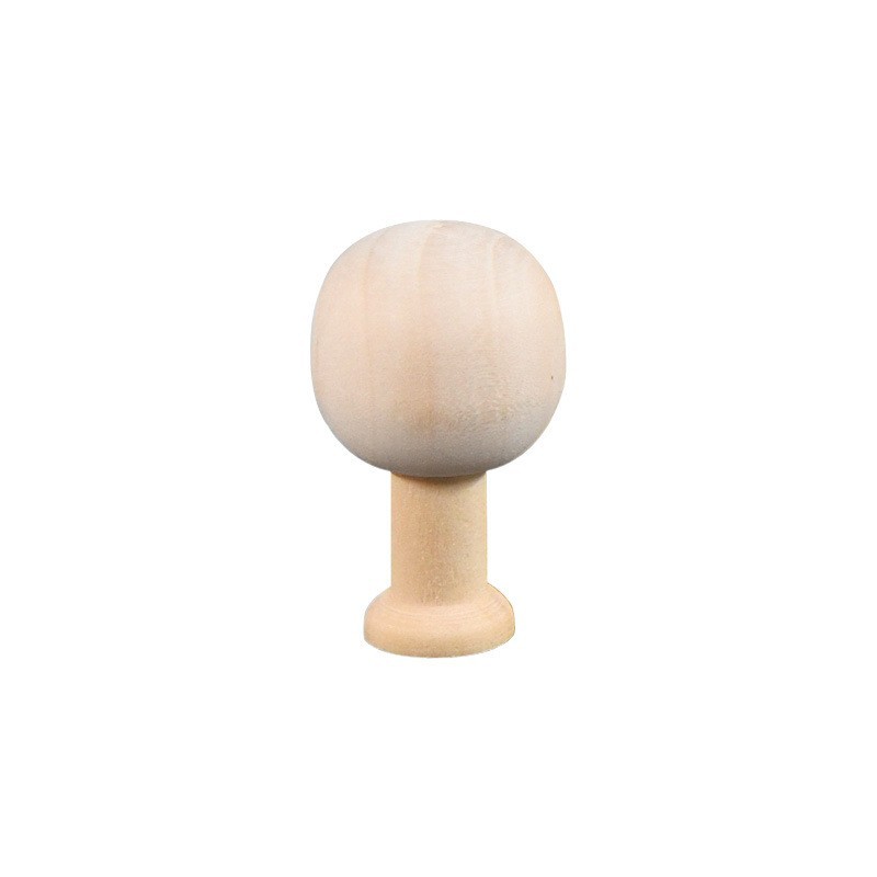Nuevo producto bricolaje pintado a mano madera embrión fruta árbol de Navidad campana hongo casa se puede colorear regalo de vacaciones preescolar