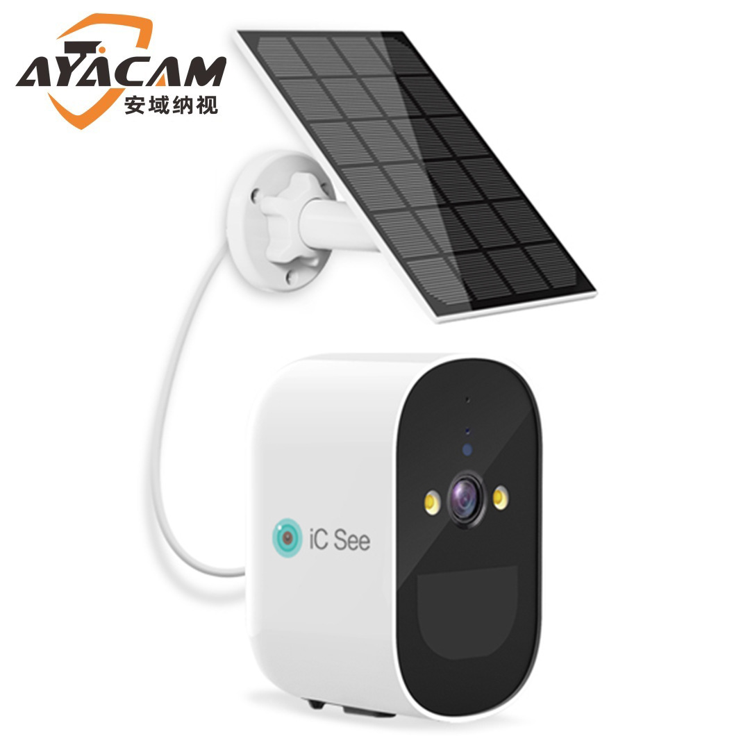 New Battery Solar icsee Wifi Camera Full HD 1080P security