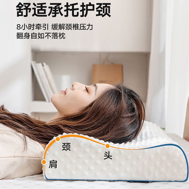 almohada de memoria espacial almohada de protección de cuello almohada para dormir anti-ácara almohada de memoria de rebote lento almohada de salud para adultos almohada alta no colapsar