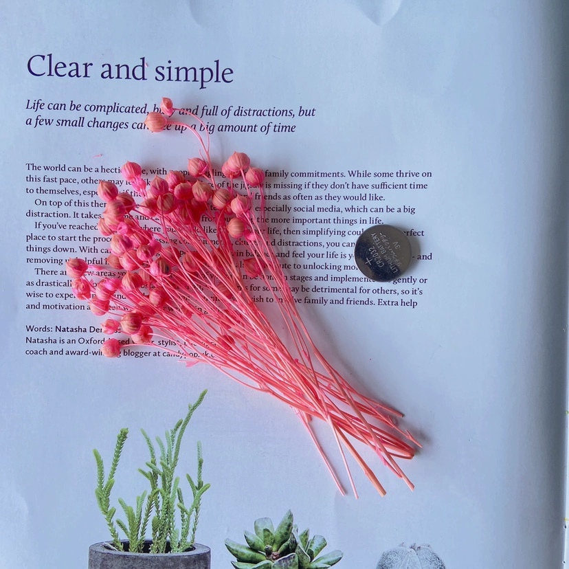 Floral aromatherapy, candle, materials set, photo frame, sample, handmade