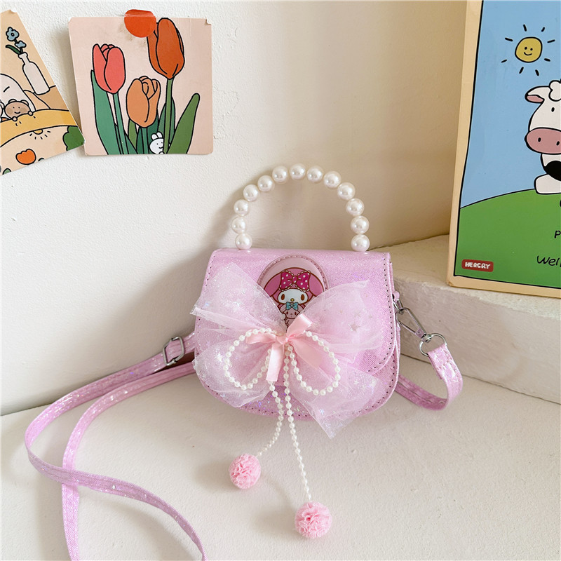 Luz intermitente, bolso de mano Kulomi, bolso de mochila para niños, princesa Melody, bolso de hombro para chicas lindas.