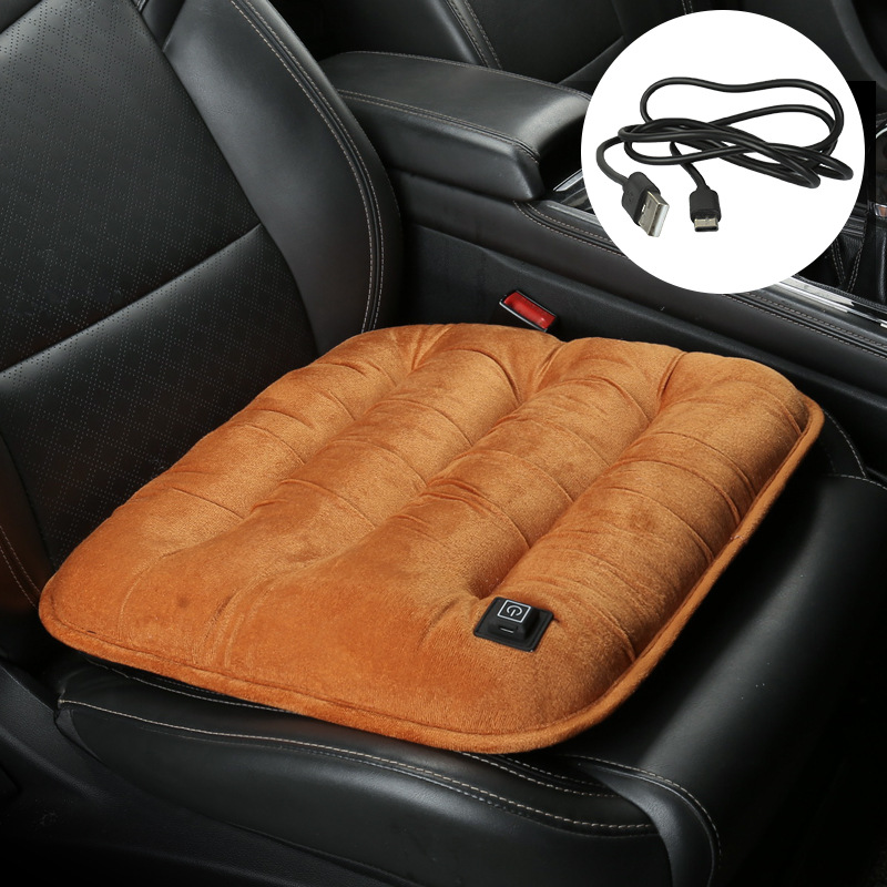 Universal – Seat cushion, seat cover Cushion USB Universal - orange-square-cushion-usb-universal