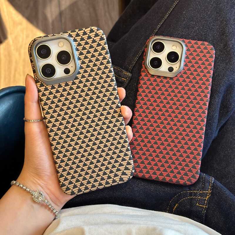 适用iPhone17PROMAX山峰凯夫拉肤感磨砂手机壳苹果16硬PC保护套15|undefined