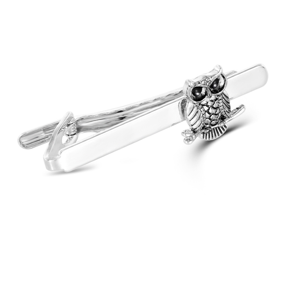 new astronaut space tie clip men's trendy casual tie clip cufflinks set clothing accessories_voghion.com