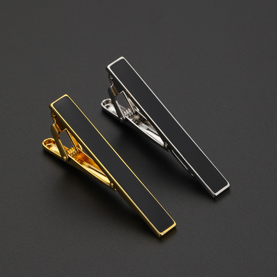 Neue kupfer rechteckigen farbe krawatte clip herren business einfache anzug hemd krawatte clip männer_voghion.com