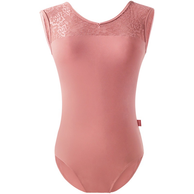 Ropa de baile adulto de las mujeres sin mangas de encaje superior ropa de práctica de ballet ropa de gimnasia ropa de verano nylon EXAMEN DE ARTE ropa de cuerpo image 1