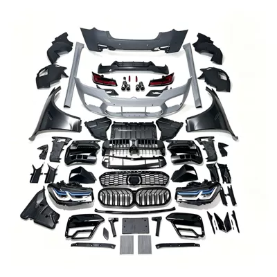 Suitable for BMW 5 Series G30G38 Big Surrounded - g30g38-old-model-modified-to-new-m5-wide-body-body-kit