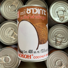 俏果椰浆泰国进口CHAOKOH椰浆400ml 24瓶整箱 冬阴功咖喱西米露料