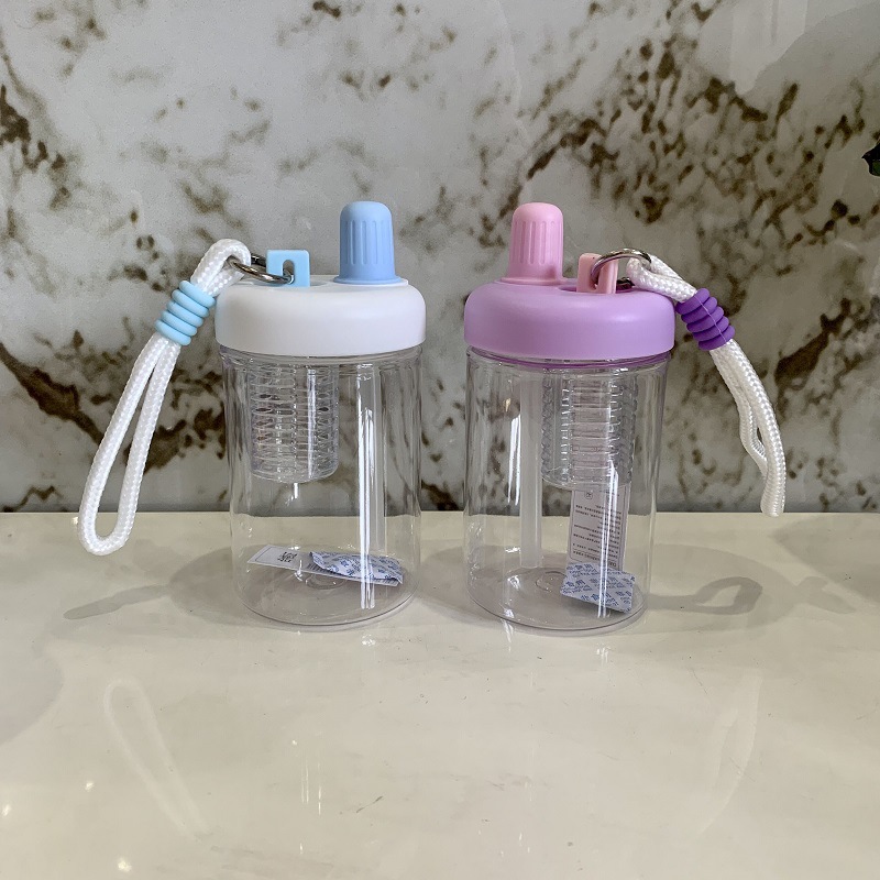 Children's handheld transparent tea cup for students polycarbonate…