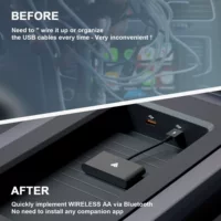Оригинальный автомобильный адаптер для беспроводного подключения CarPlay и Android Auto, умный адаптер для связи с автомобилем