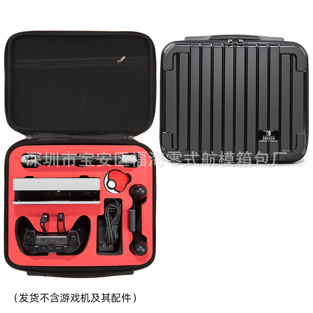 Aplicable a La maleta del interruptor NS gran capacidad OLED universal de almacenamiento Nintendo consola de juegos niño y madre maleta