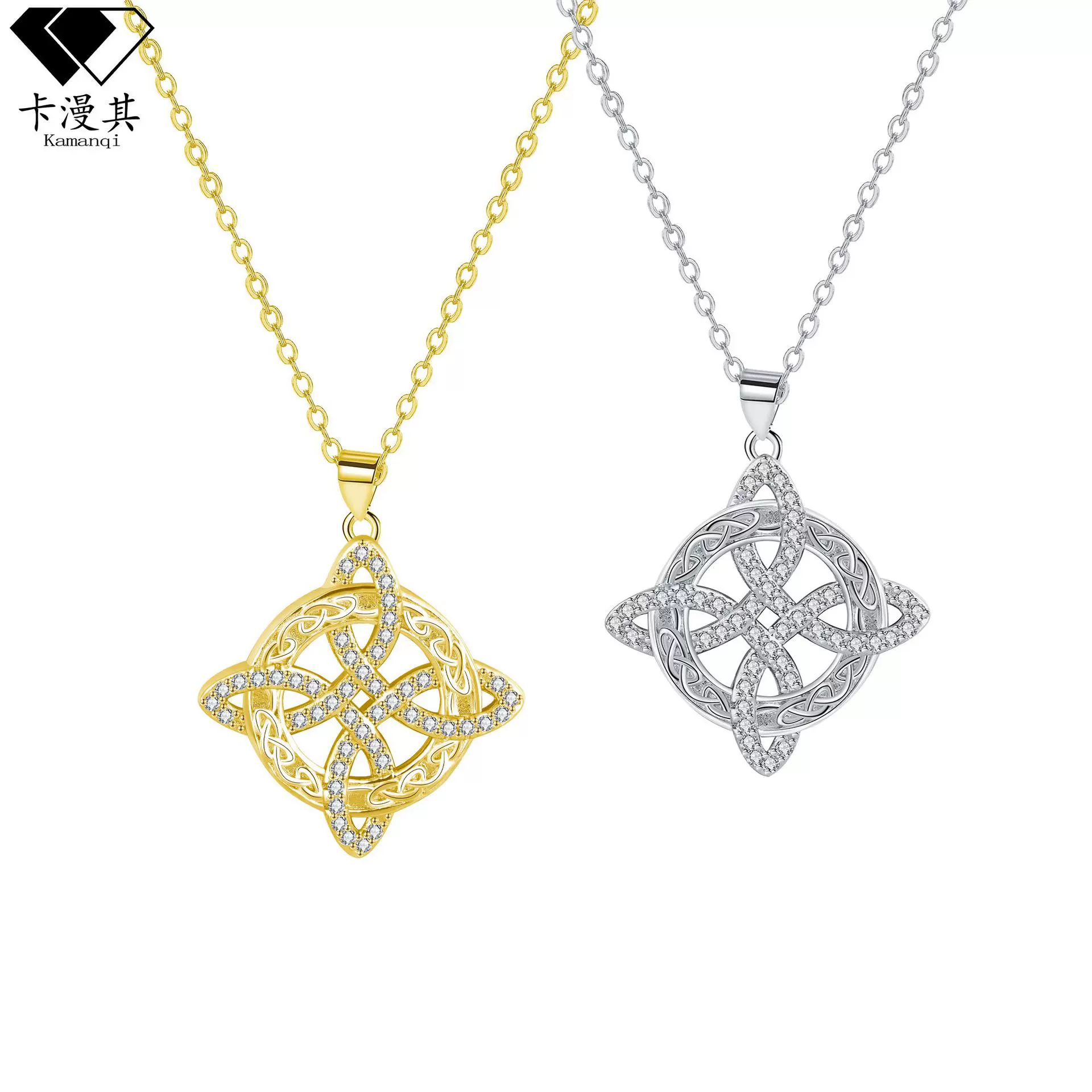 卡漫其跨境热销饰品凯尔特首饰时尚个性轻奢小众高级感项链女批发