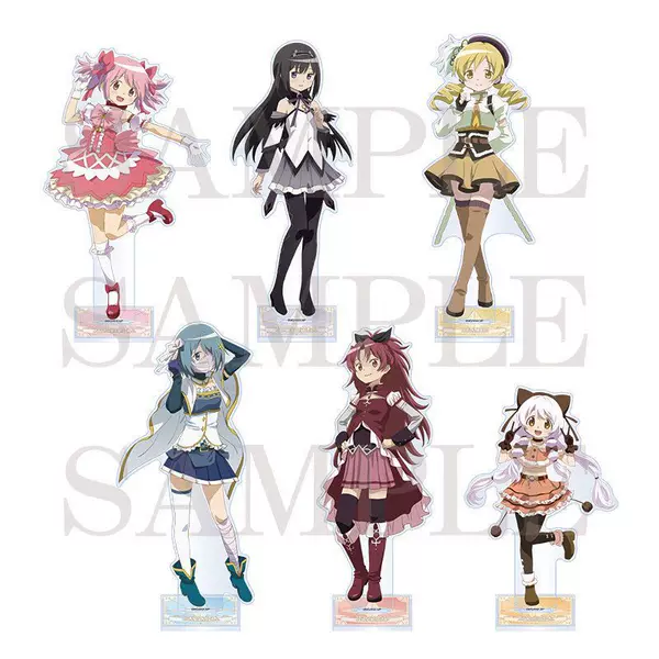 Madoka Magica: Return of the Witch Night Acrylic Battle Suit Standee