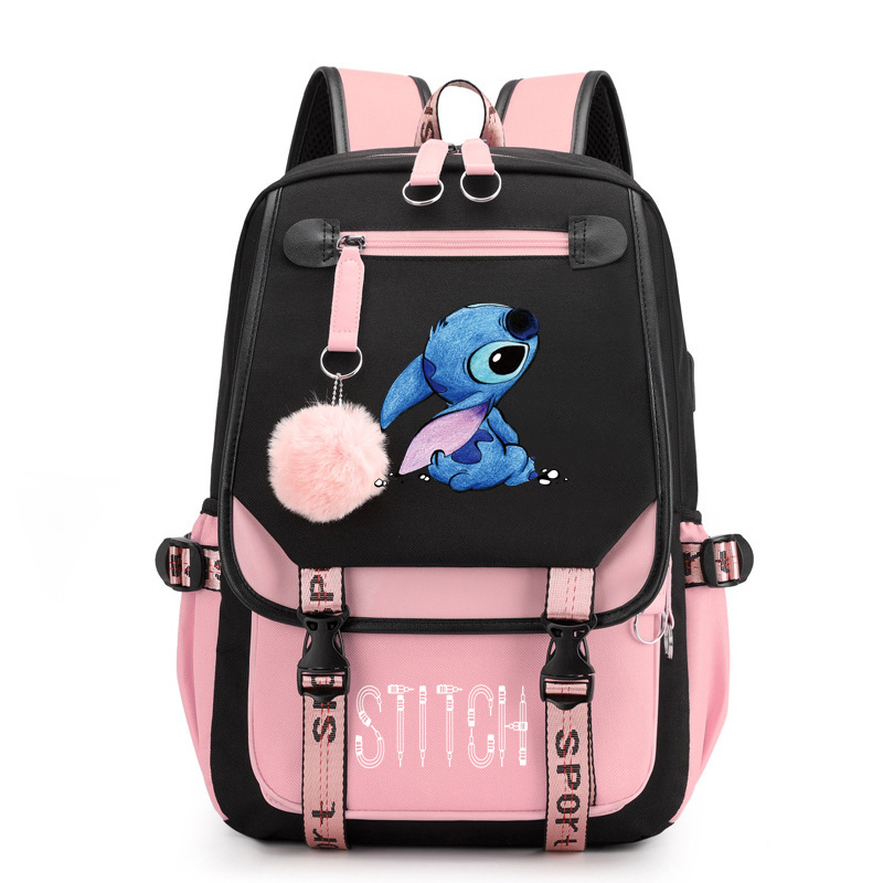 Cross-border Cartoon Printed Backpack USB Rechargeable Schoolbag Male and Female Student Backpack Backpack Backpack Cross-border Cartoon Printed Backpack USB Rechargeable Schoolbag Male and Female Student Backpack Backpack Backpack