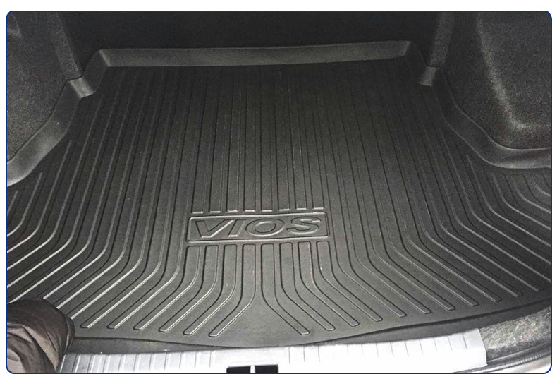 Suitable for 2017 Jinbei Tjatse Trunk Mat, Wear-Resistant and Waterproof Interior Modification Tpe Trunk Mat