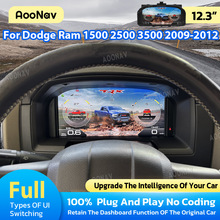 适用于道奇公羊2008-2012改装液晶仪表13.1寸Dodge Ram仪表老改新