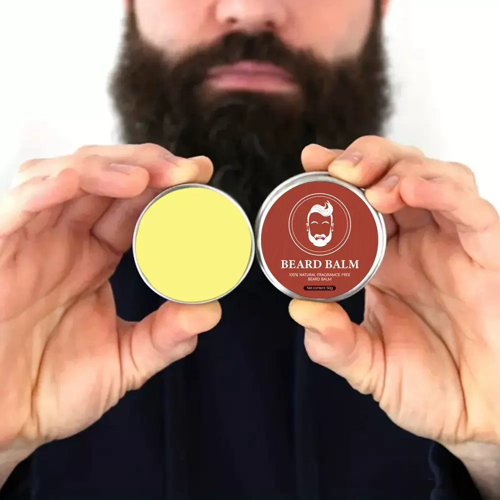 跨境外贸beard balm胡须膏男士免洗胡子油护发素胡须造型膏胡子霜