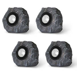 跨境太阳能户外庭院灯石头射灯草坪灯院子防水花园照明照树景观灯