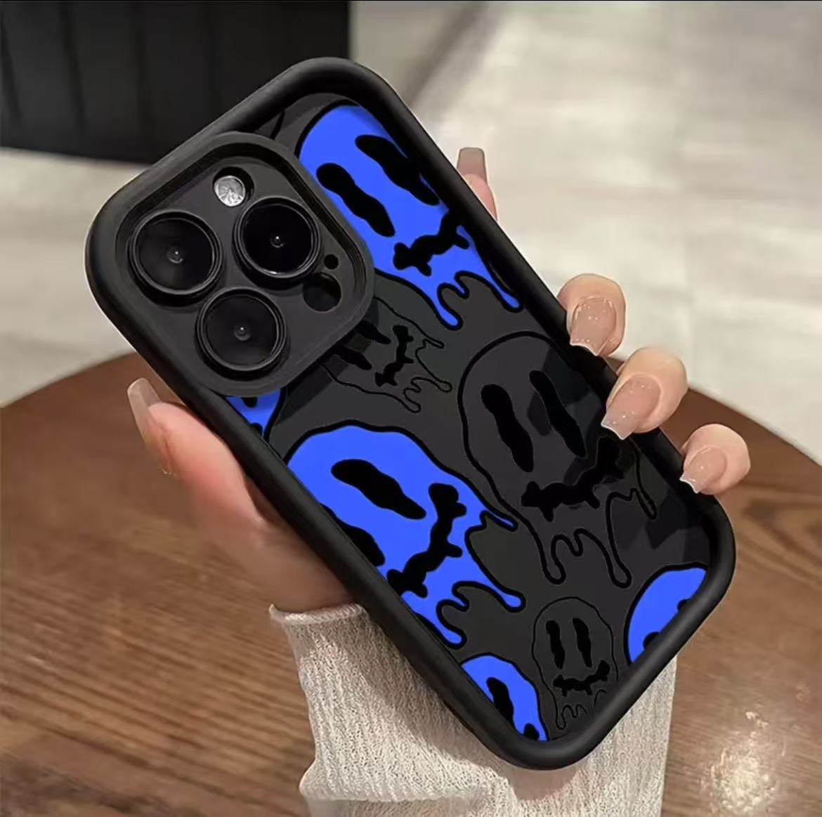 Personalidad transfronteriza aplicable iPhone 16pro funda para teléfono móvil Apple 15/14 Europa y América 13promax nuevo 12/11X