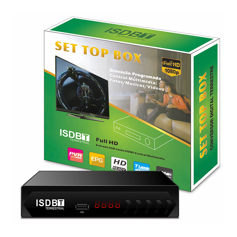 Cross-Border Isdbt2 Terrestrial Digital Set-Top Boxes Are Selling Well in South America, Brazil, Peru, Ecuador, Argentina and Other Countries