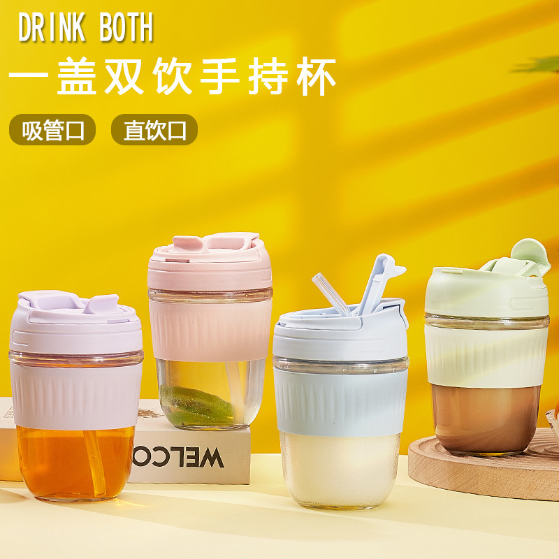 Taza de vidrio infantil con conejo - Regalo navideño, personalizable