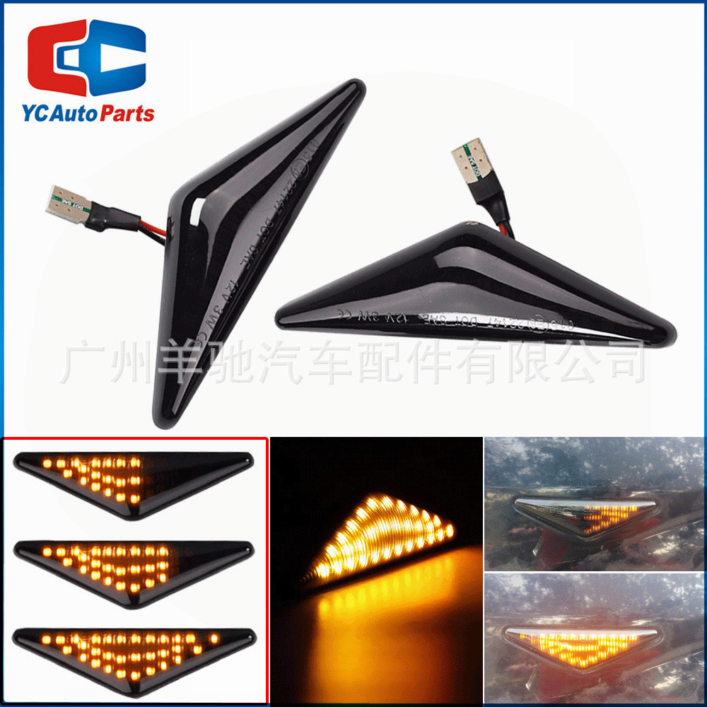 Adecuado para Ford Mondeo MK3 Focus MK1 modificado LED agua corriente Gypsophila luz lateral luz