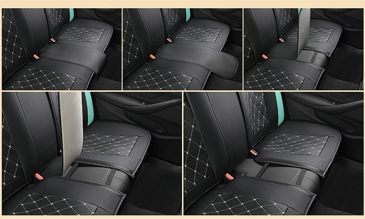 2025 New Model Full Leather Two-Tone Crown All-Season Universal Car Seat Cushion